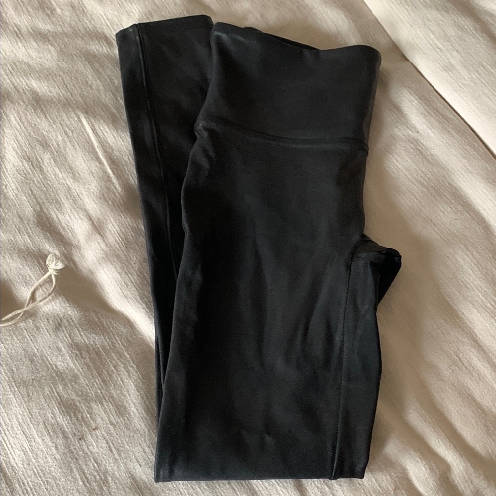 Spanx Faux Leather Leggings.  Like new!
